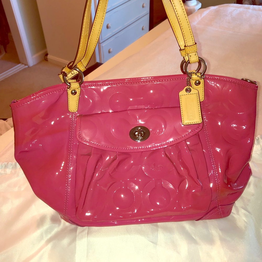 Pink Coach purse